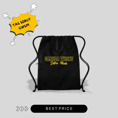 Tas Serut&Tote Bag Garuda Wisnu Satria Muda Free Sticer MTSGM02 4