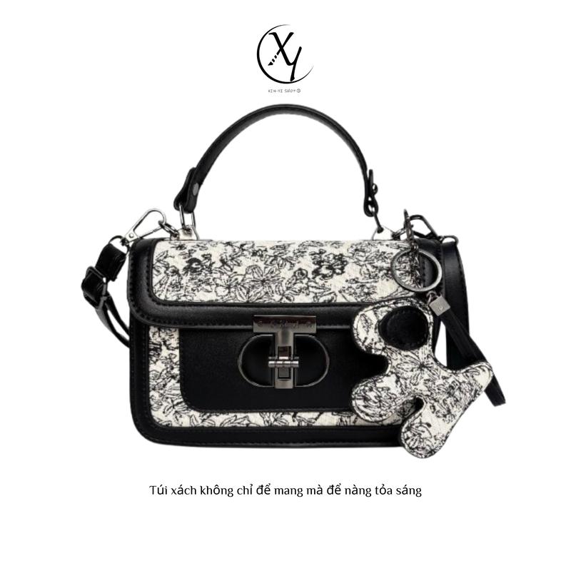 Deal độc quyền Xinyi Size:20X13X7 Xinyi Bag Mẫu tết TÚI XÁCH NỮ ĐEO CHÉO SANG TRỌNG ĐI TIỆC _ QUẢNG CHÂU Bag Da tui qc túi xách túi tặng