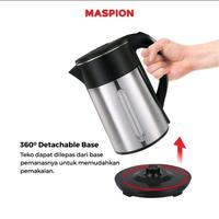 Gambar Kettle Listrik Maspion MEK-1803KL Kapasitas 1.8L 500w dari utamamegaelectric Kota Tangerang Selatan 3 Tokopedia