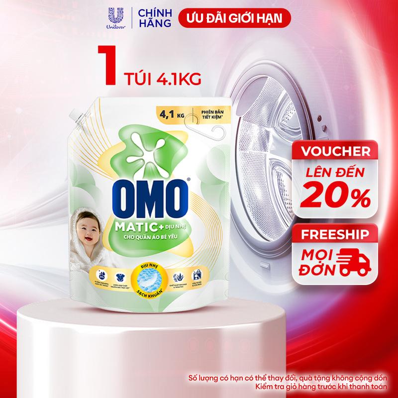 Nước Giặt OMO Matic Cho Quần Áo Bé Yêu
