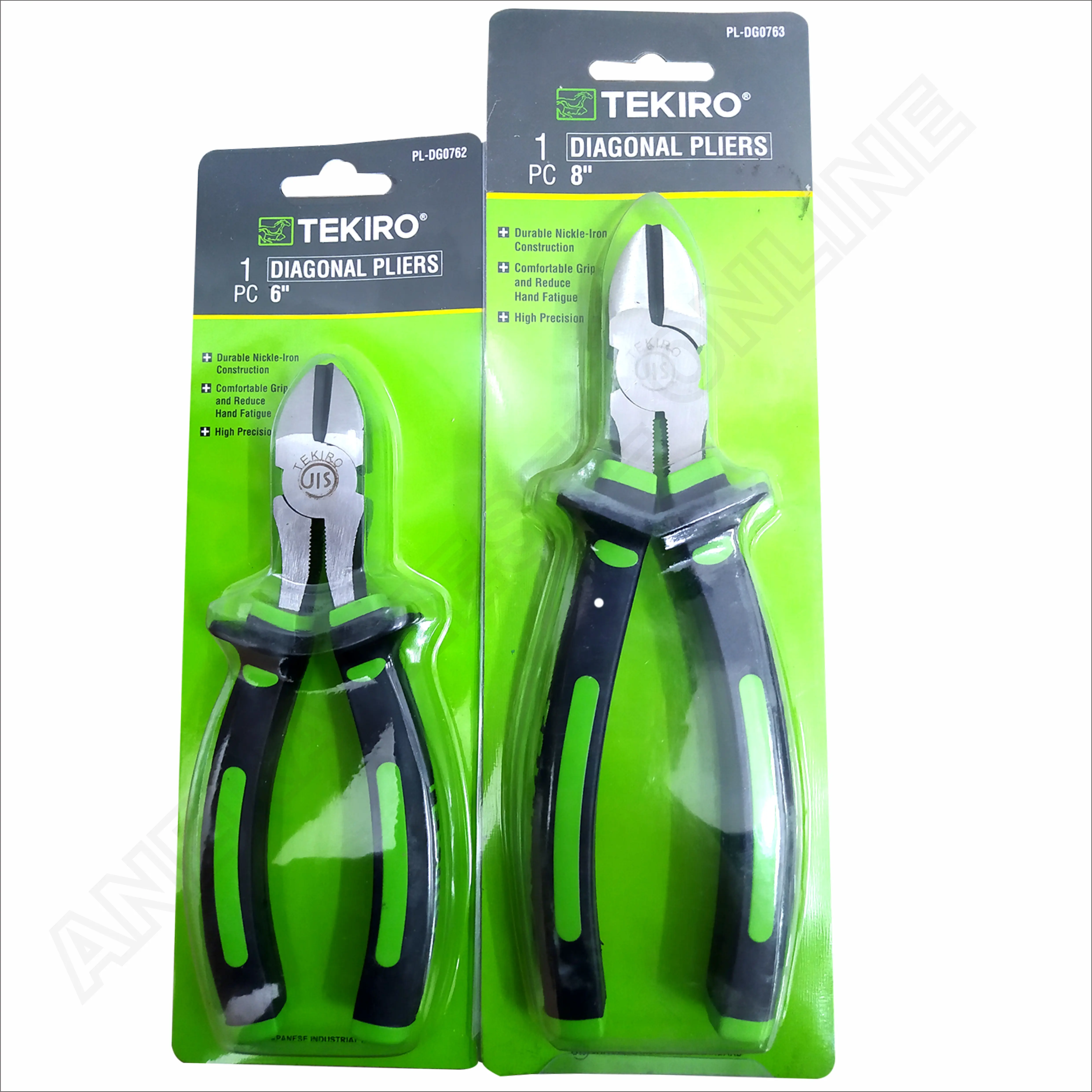 TEKIRO Tang Potong 6" PL-DG0762 8" PL-DG0763 /Tang Kupas Kabel 6Inch 8Inch TEKIRO /Diagonal Pliers 6 8 Inci TEKIRO