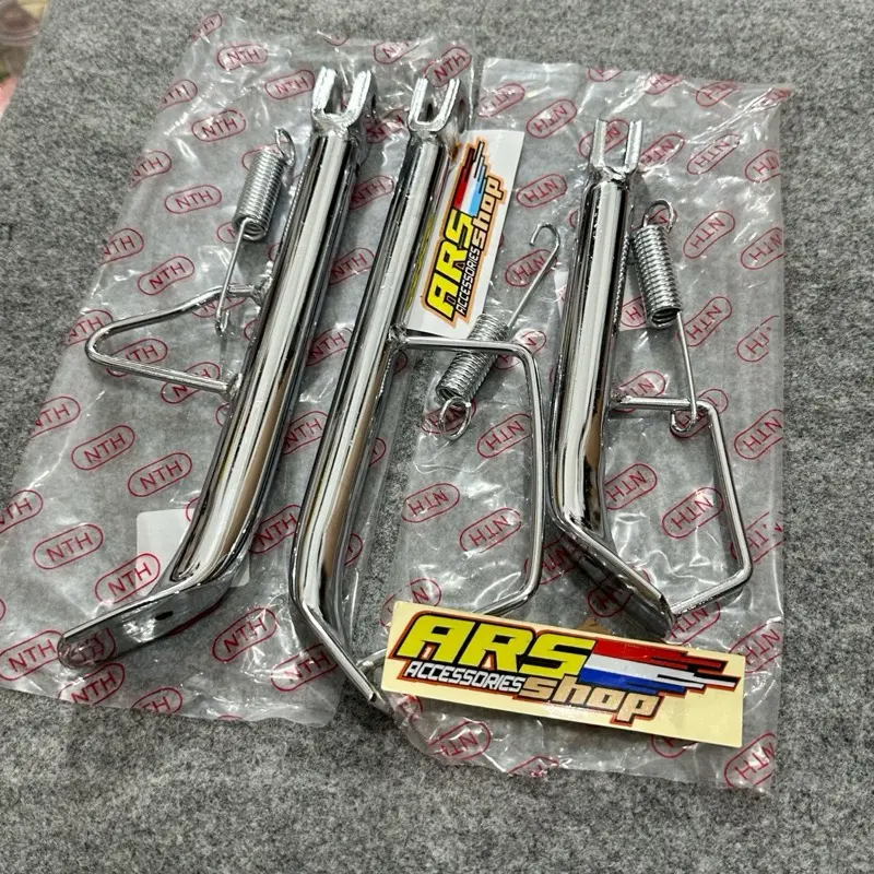 standar samping crome NTH ORIGINAL RING 17 dan 14 IMPORT standar samping satu chrome ring 17 Honda beat Scoopy Vario Yamaha Mio Fino xeon revo supra kharisma 1