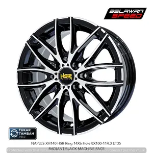 PELEK VELG MOBIL RING 14 Naples UNTUK XENIA KIJANG LGX Brio Sirion Karimun R14 - Toko Velg Cibinong cisalak