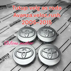 tutup velg dop roda avanza 2005-2015 rush veloz 2007-2014 diameter 5,7cm original Car