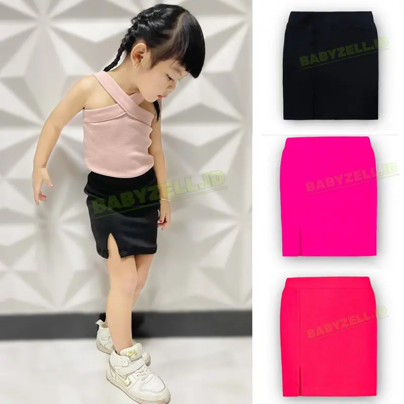 ROK ANAK THEONA SLIM SKIRT BELAHAN DEPAN USIA 1-8th