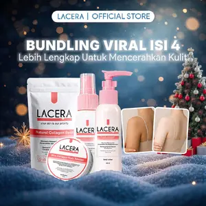 [Bundling VIRAL] Lacera Brightening Bundling (Lotion, serum, booster, dan soap)