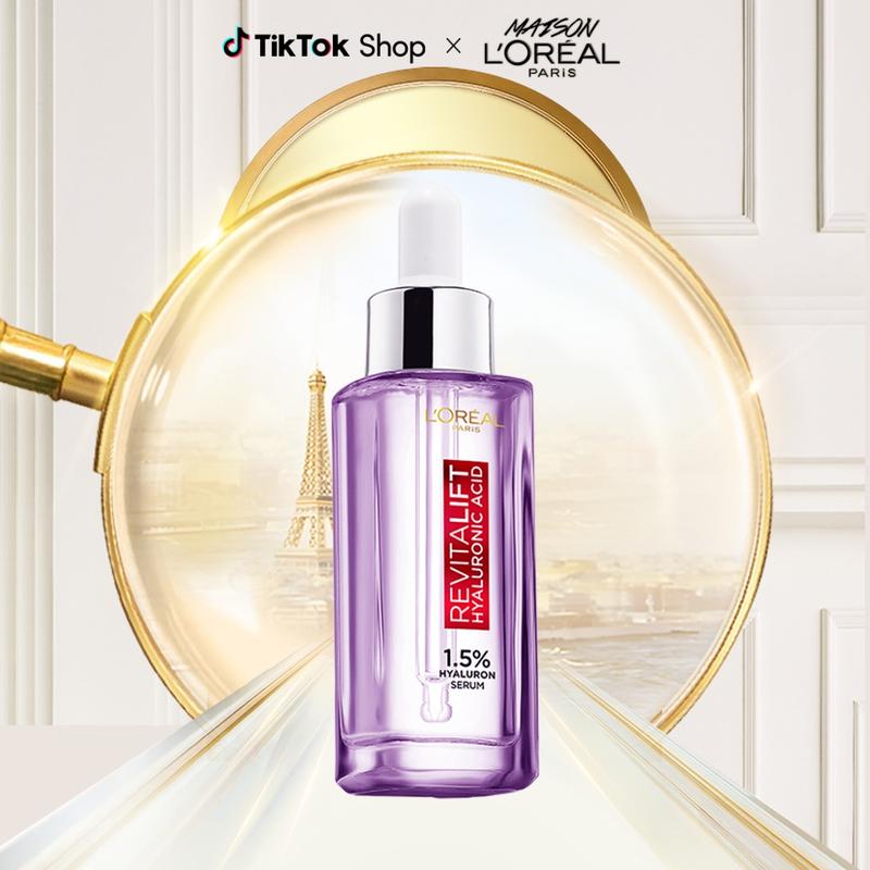   KOL 2  Serum siêu cấp ẩm giảm nếp nhăn & sáng da Loreal Paris Revitalift Pure Hyaluronic Acid 1.5% 30ml 