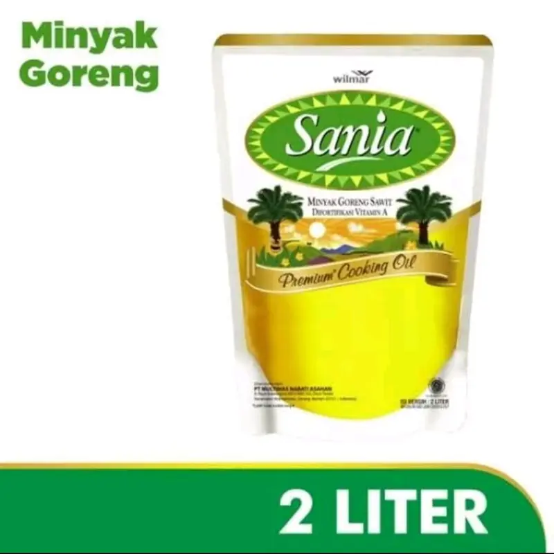 2 Liter Minyak Goreng Sania / Minyak Sania Kemasan Dua Liter 0