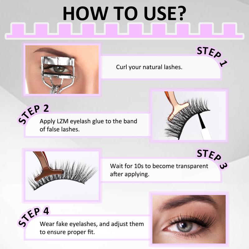 5ml Latex Free Eyelash Black Glue Waterproof Strip Lash Glue 5