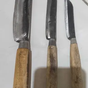 Set Pisau Dapur 3 Pcs Bawang Plat Baja Kitchenware Knife Bulat Multifungsi Tajam Tangguh Tahan Lama