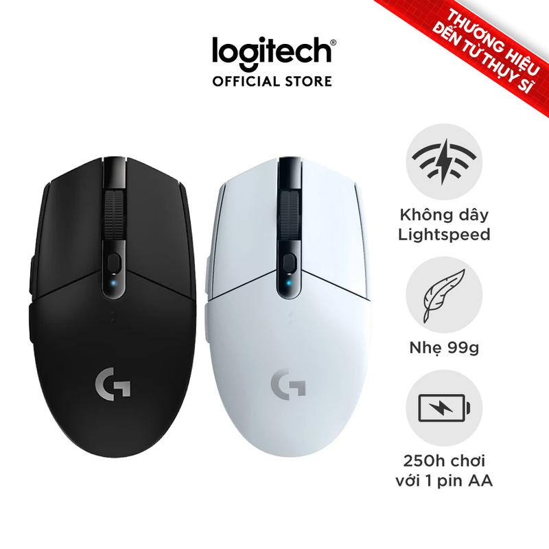 Chuột game không dây Logitech G304 - nhẹ, 6 nút lập trình, onboard memory, pin 250h chuột logitech g304