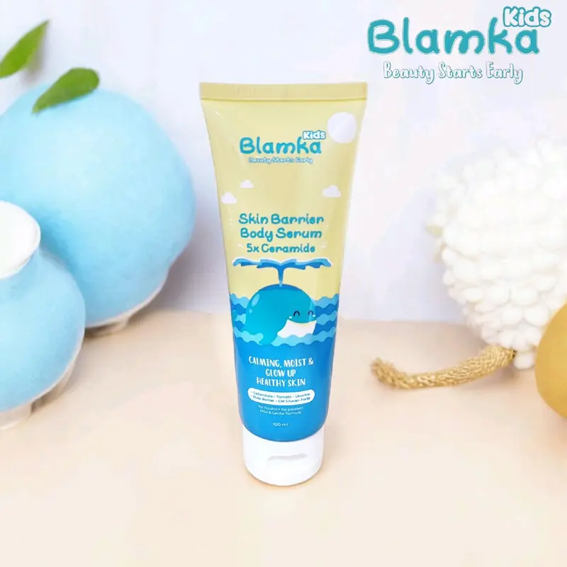 Blamka Kids Skin Barrier Body Serum 5x Ceramide Glow Up.Calming.Moist Mencerahkan Tubuh 2