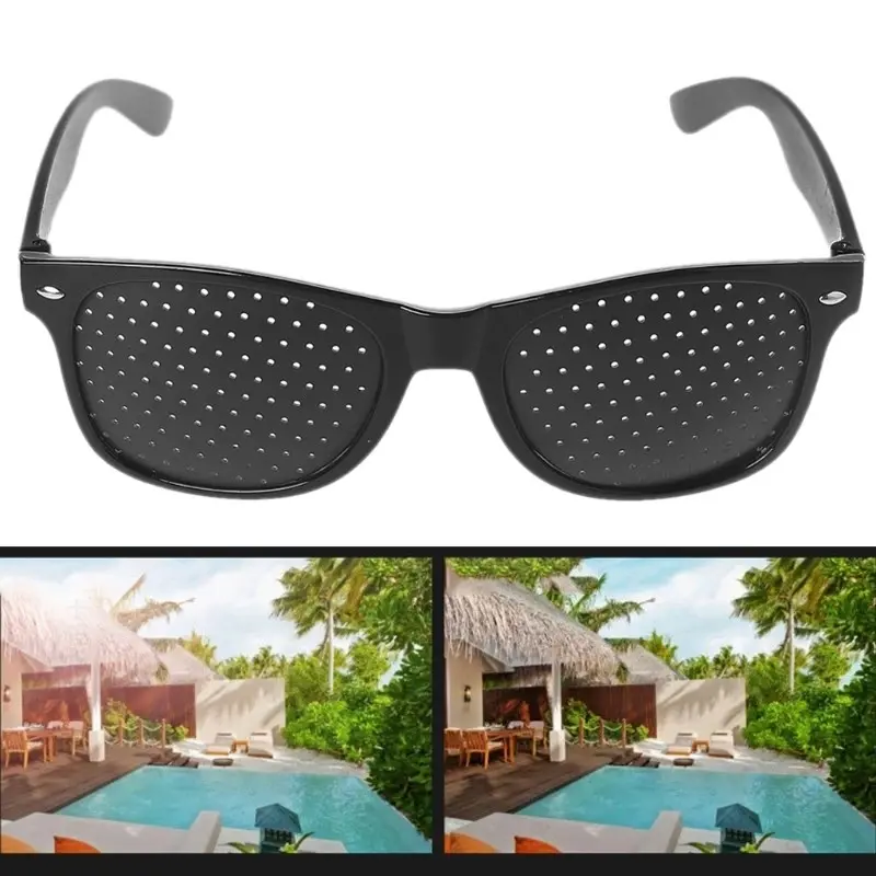 Kacamata Terapi Minus Slinder Pinhole Glasses Kesehatan [KP]