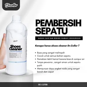 Dr Collor -  Shoes Cleaner Pembersih Sepatu Sabun Sepatu 1 Liter