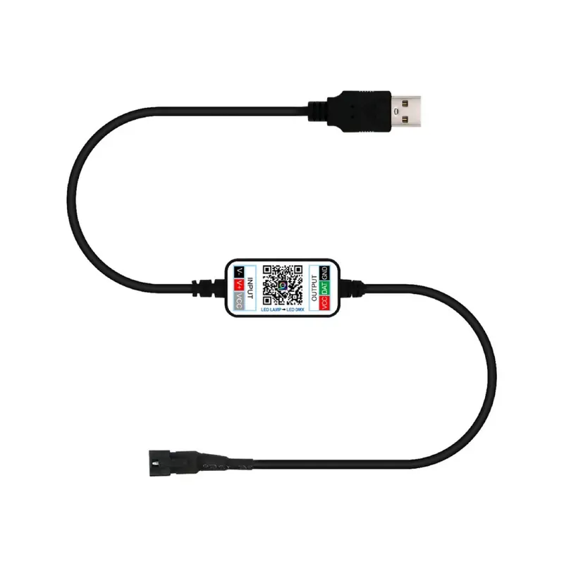 lampu motor mobil universal koneksi aplikasi 3 pin Lampu film dengan pengontrol LED Strip Car Kabel 7