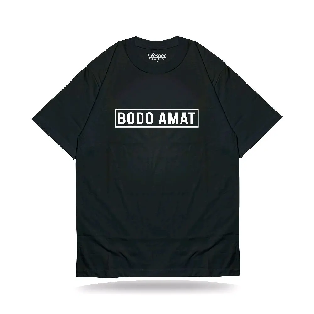Vospec T-shirt Bodo Amat official quality cotton combed reaktif | lengan pendek | pria&wanita