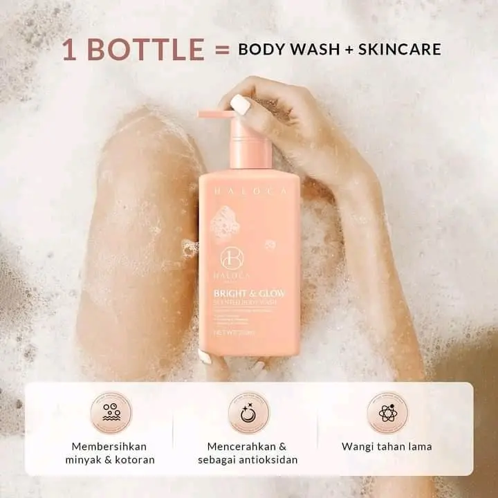 [ Halocabeauty ] Body Wash Skincare ReadyStock Membersihkan Tubuh Wangi