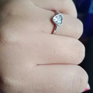 【Sktlz】 Couple's Ring: Eternal Unity, Hollow Heart shaped Diamond Ring, Men's and Women's Pair Ring Love Gift
