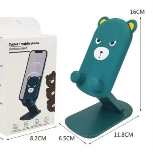 HD40 Stand Holder Handphone Karakter / HD-40 Tablet Ipad Universal Desain Lucu 2
