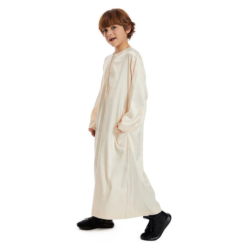 Product Introduction of Middle East Dubai Southeast Asia Children's Robe Children's Boys Robe Spot New Th880 Comfortable Hot Sale 19