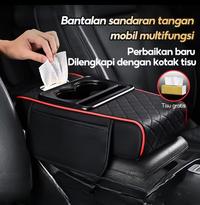 Gambar ALLIANCE Armrest Mobil Multifungsi 4in1 Penyimpanan Serbaguna Universal Premium Kotak Tisu Cup Holder HP dengan Tisu Gratis - black and red dari AllianceOfficialStore Kota Bekasi 1 Tokopedia