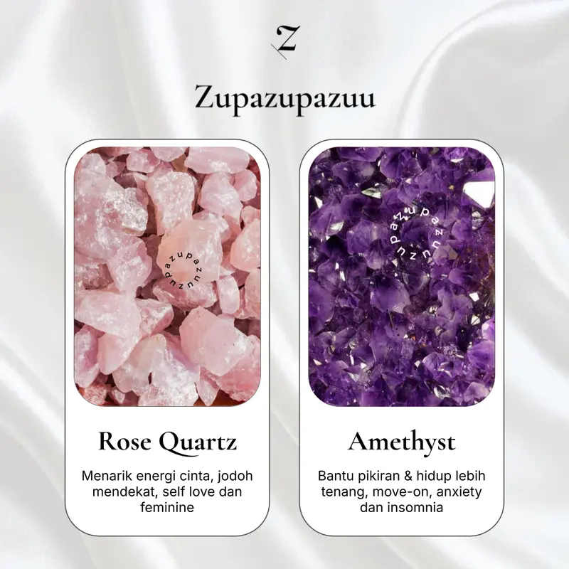 Zupazupazuu Wire Ring Myriad Cincin Crystal II Berbentuk Bunga Menghubungkan Kisah Cinta [Mystery Gift Random] 3