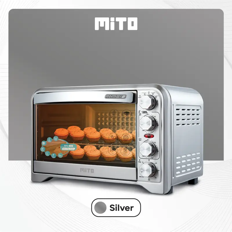 MITO Oven Listrik MO888 Fantasy 2 Low Watt Pemanggang Kue 6