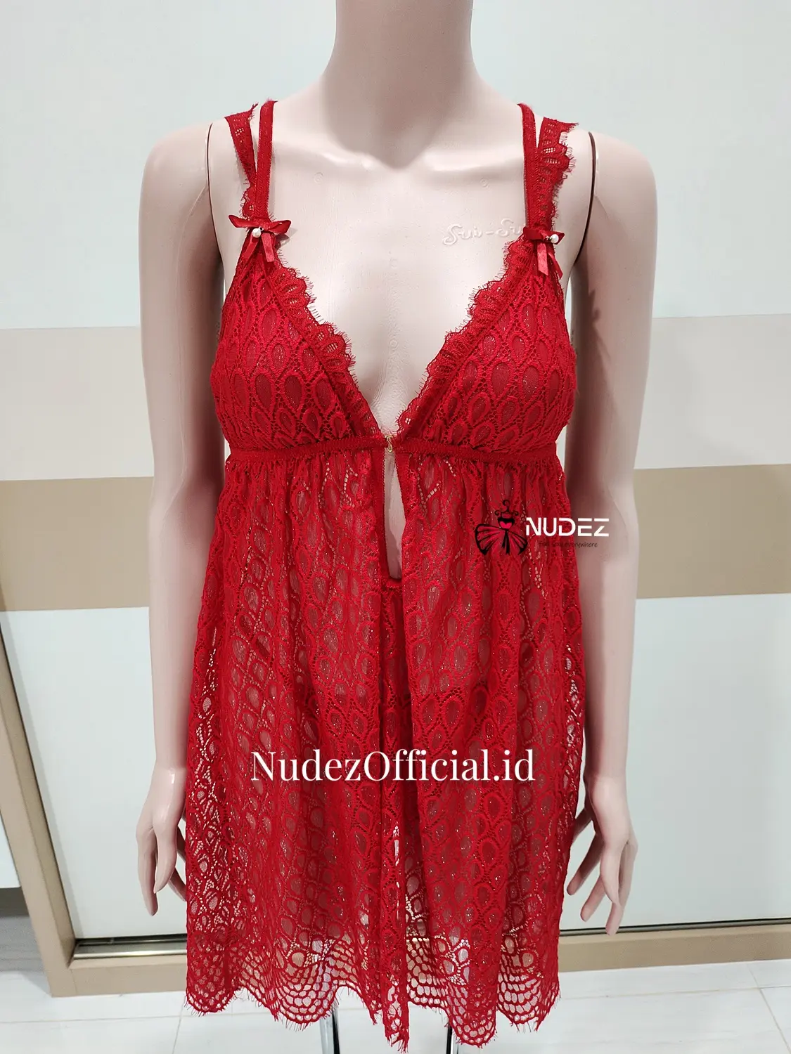 Baju Tidur Lingerie Hot Sexy Binal Wanita Dewasa / Pakaian Dinas Malam Seksi Hot Depan Suami Transparan N2218