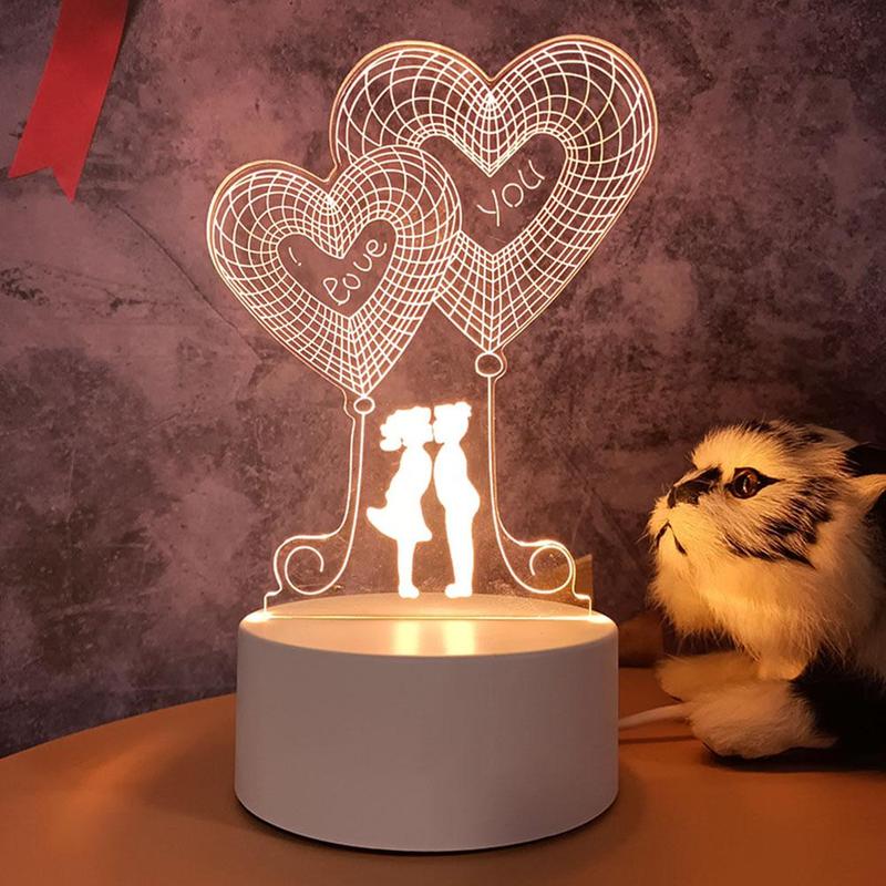 Product Introduction of ไฟกลางคืน LED 3D, โคมไฟ USB, โคมไฟตั้งโต๊ะและห้องนอนน่ารัก, เหมาะสำหรับเป็นของขวัญ 37