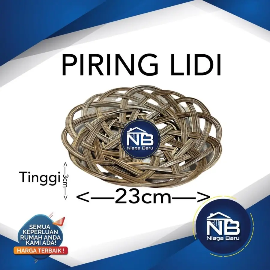 PIRING LIDI PIRING ROTAN PIRING ANYAMAN