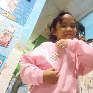 Baju Kaos Atasan Anak Perempuan Lengan Panjang 3-15 Tahun