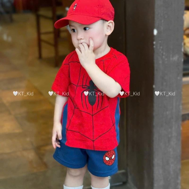Bộ hè hoạ tiết SPIDERMAN cho bé trai từ 9-35kg