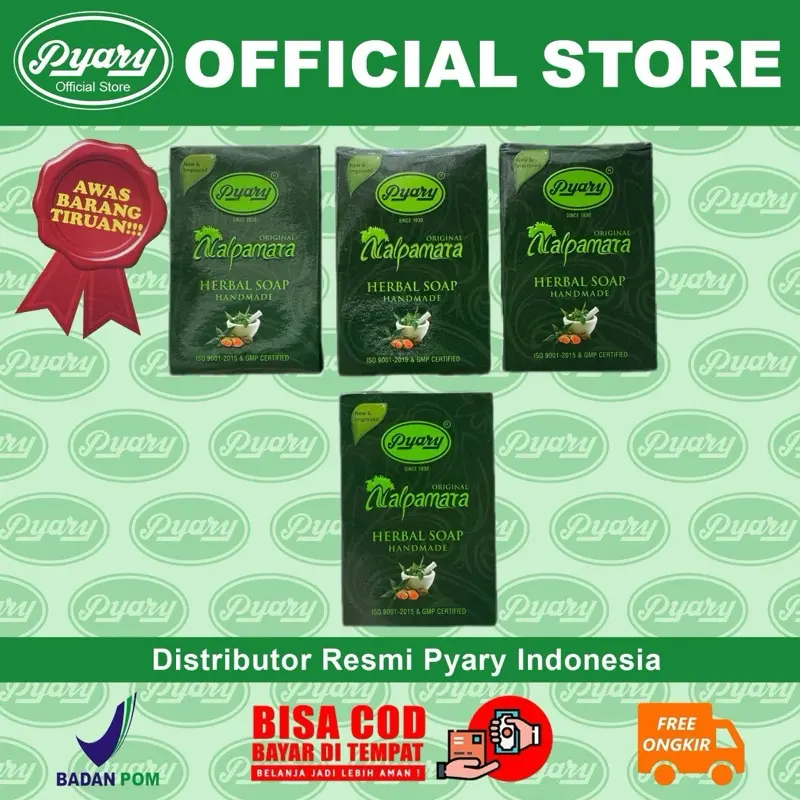 [OFFICIAL STORE] Bundling 4pcs Sabun Pyary Nalpamara