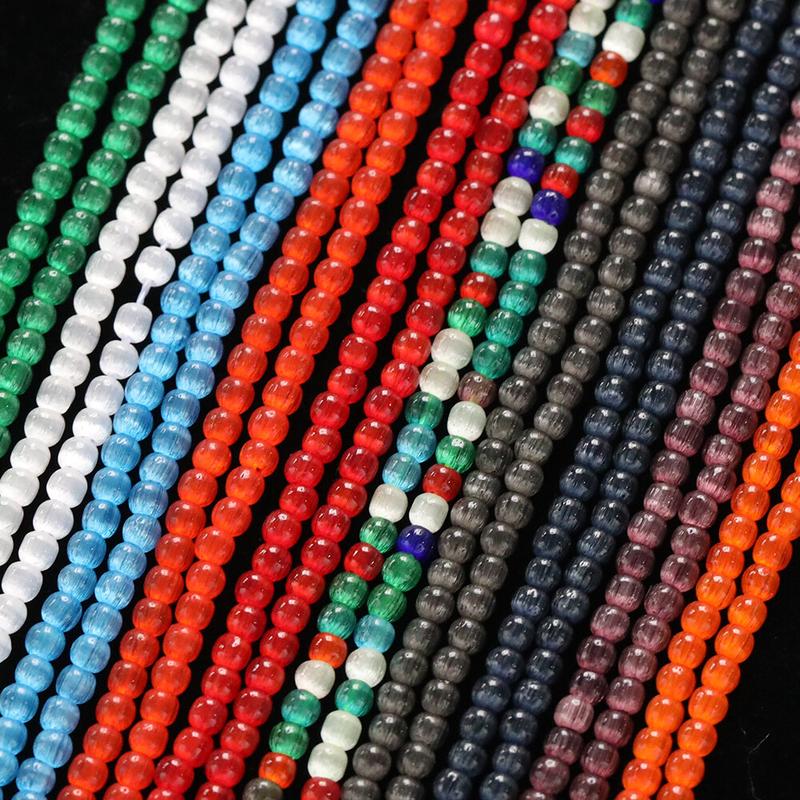 Manik Kaca Bulat, Kunkka St., 2mm, 185Pcs / 1Lot, Benang Bulu, Manik ...
