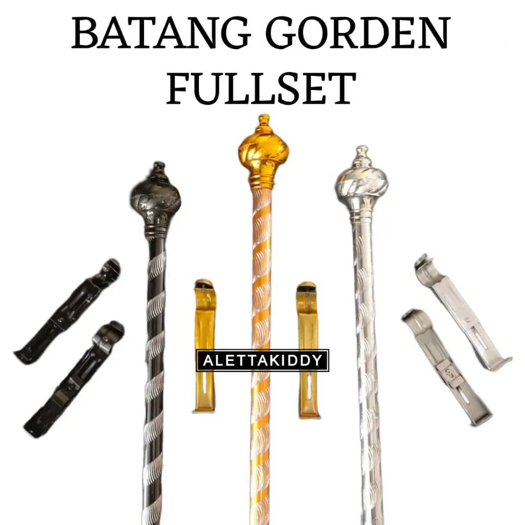 Batang gorden full set besi batang gorden set komplit kuat tahan lama bisa request ukuran