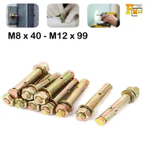 10PCS Dynabolt M10x50 - M10x97 High Anchor Bolt Baut Dinabolt Ketok Hit Baut Tanam Tembok