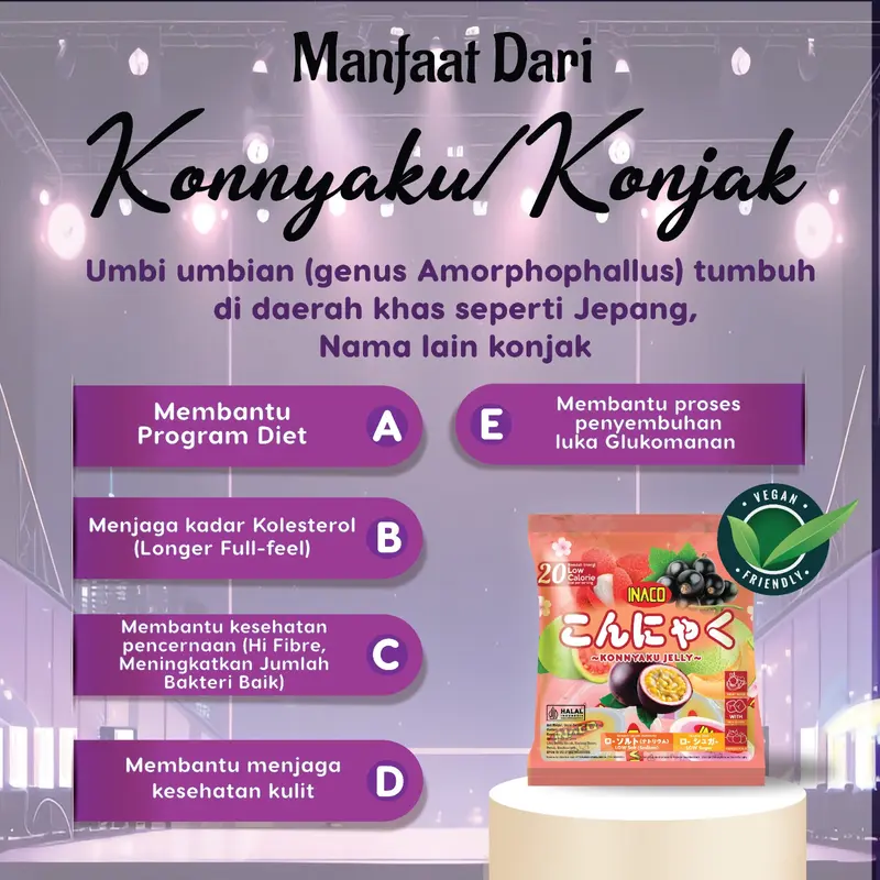 Inaco Konnyaku Jelly - LOW Rendah Kalori 2