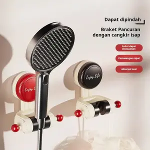 Pemegang shower dengan cangkir hisap,perangkat tetap untuk kepala shower, adalahkeharusan untuk kamar mandi rumah.Tanpalubang, cocok untuk orang dewasa dan anak-anak.Dasarnya dapat dipindahkan dandisesuaikan.BCFG