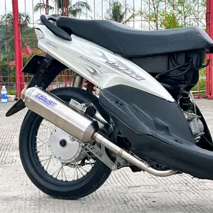 Knalpot ORIGINAL LOTUS TYPE STANDAR RACING CEKLIS MONCONG SHIJIRO PNP MIO SPORTI, MIO SMAILE, MIO SOUL KARBU knalpot sudah tinggal pasang saja