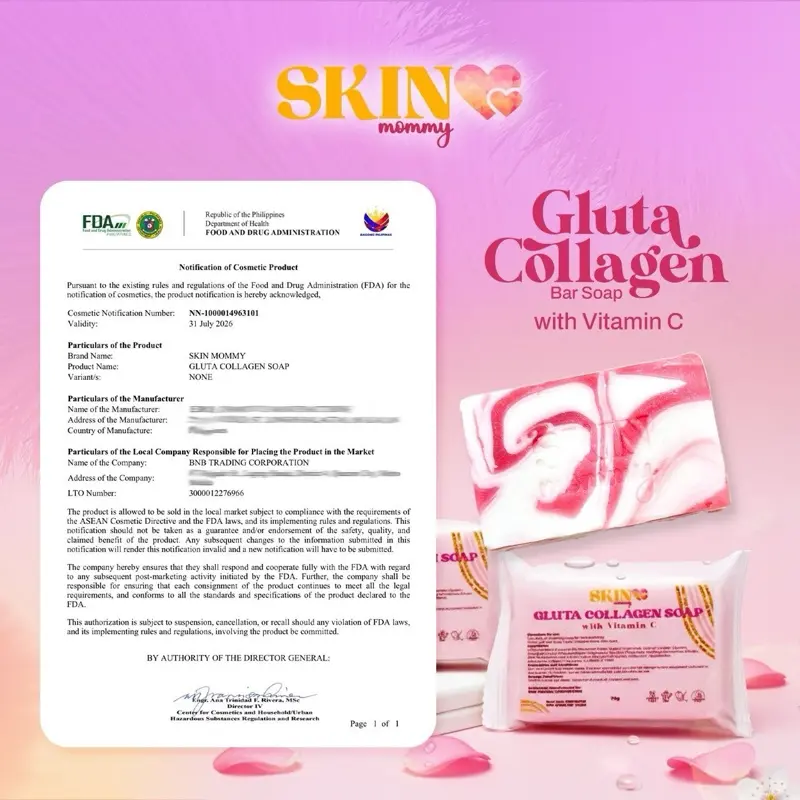 funky mommy glutathione soap GLUTA COLLAGEN WHITENING SOAP by Skin Mommy - Glutathione Collagen Whitening  Brightening Soap