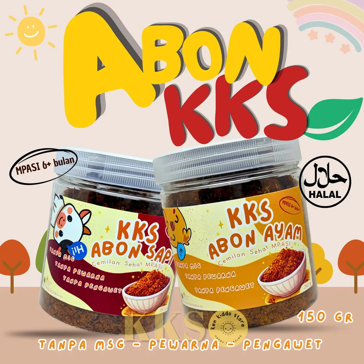 Abon Sapi MPASI Besar | Abon Ayam MPASI | Abon Premium | Abon MPASI | Abon Sapi Premium | Abon Ayam Premium
