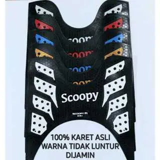 KARPET MOTOR scoopy lama/ALAS KAKI MOTOR scoopy old