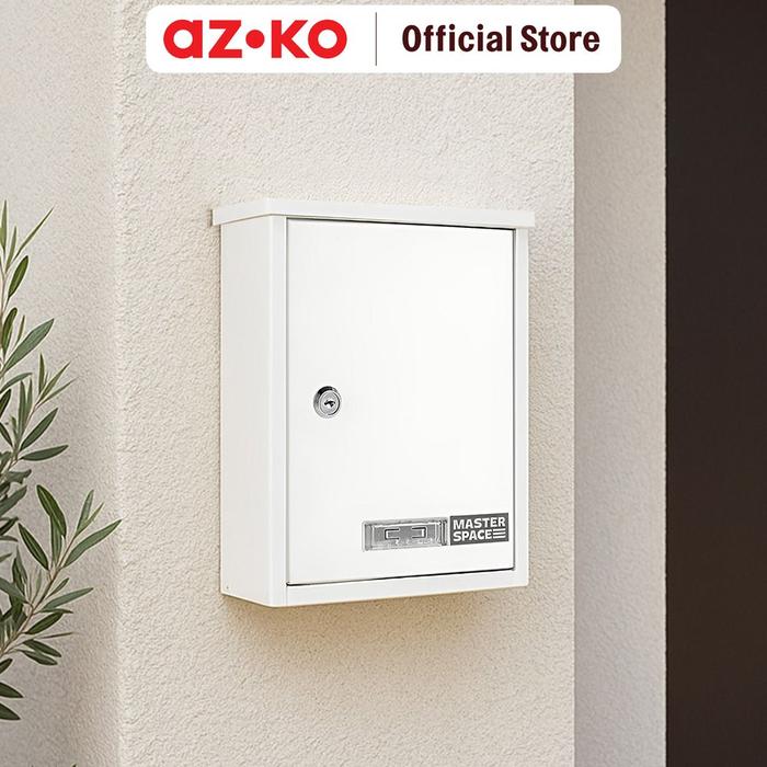 Gambar AZKO Masterspace 22x7.5x30 cm Kotak Surat Dinding - Putih Mailbox Dinding Kotak Pos Rumah Perlengkapan Eksterior dari AZKO ID Kota Administrasi Jakarta Timur Tokopedia