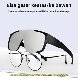 YJ Kacamata Sepeda  Kacamata Outdoor Kacamata Gaya Kacamata Sporty  Kacamata Wanita Pria Optik Anti Sunglass Dengan Sunglasses Kacamata Hitam T89