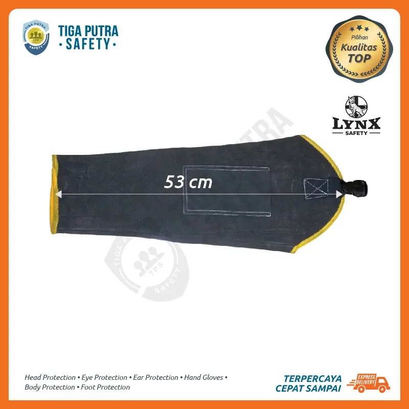 Apron Las Lengan Kulit Set Welding Pelindung Lynx Safety 1