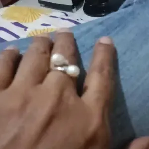 C035 Cincin Mutiara Asli Air Tawar Elegant dan Classy