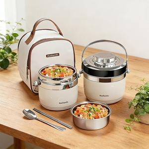 冬にお米を運ぶサラリーマンのための断熱弁当箱学生のための二重断熱弁当
