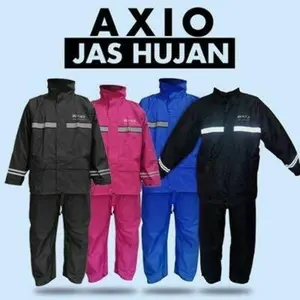 [PROMO SPESIAL] AXIO JAS HUJAN RAINCOAT AX 882 SILVER SERIES PRIA WANITA - JAS HUJAN AXIO ORIGINAL BAHAN LEBIH TEBAL ANTI VOCOR JAS HUJAN PRIA WANITA
