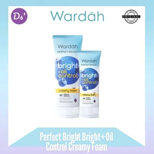 Wardah Perfect Bright + Oil Control Creamy Foam