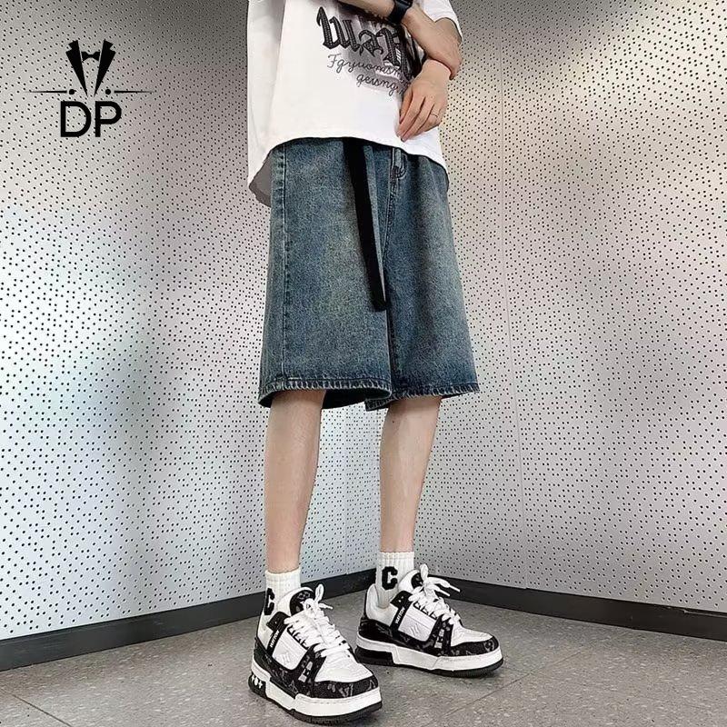 Product Introduction of New Korean fashion men denim shorts young men jeans shorts high grade linen male jeans shorts 25